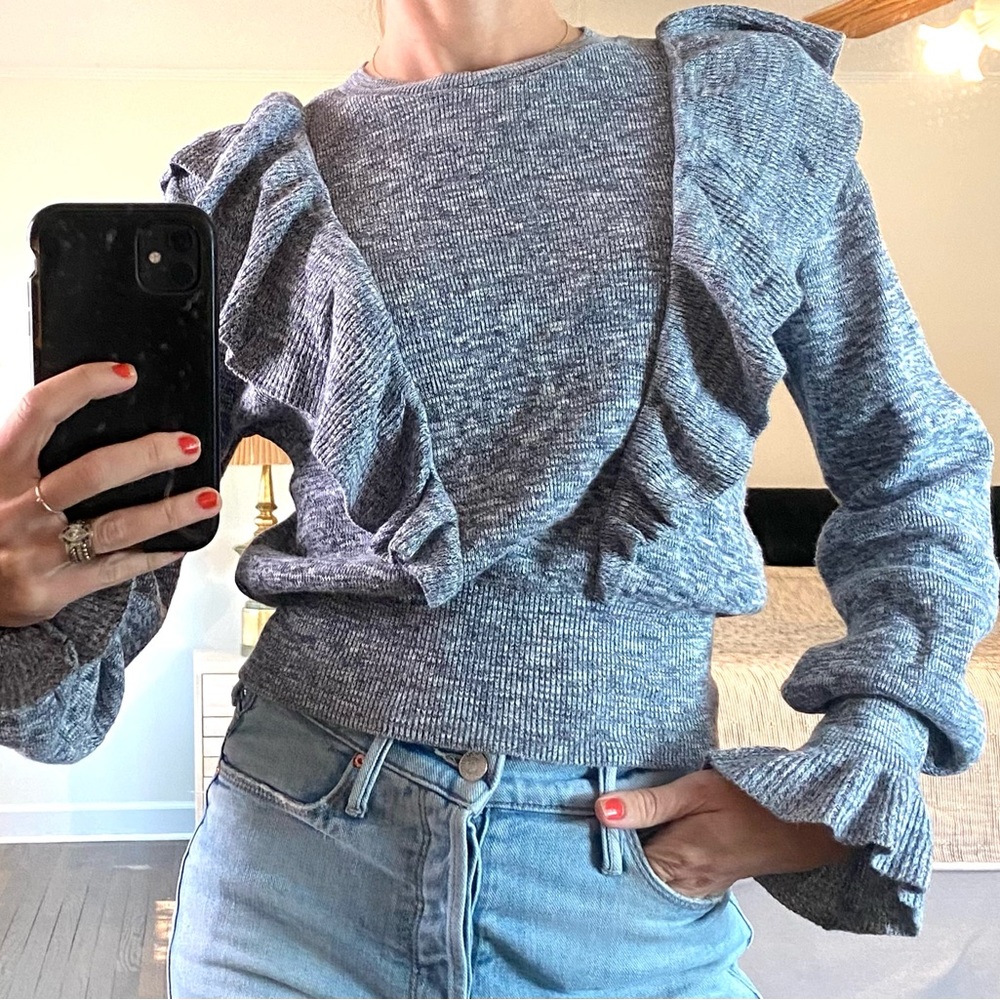 H&M Ruffle Sweater